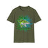 Leech Freak Fish On Unisex Softstyle T-Shirt