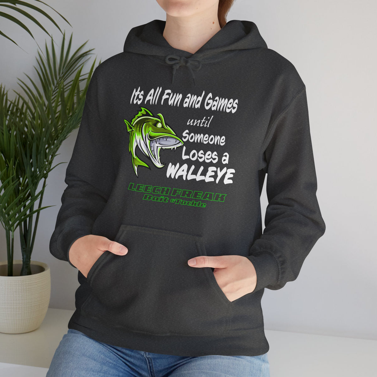 Leech Freak All fun and games Unisex Heavy Blend™ Hooded Sweatshirt ...